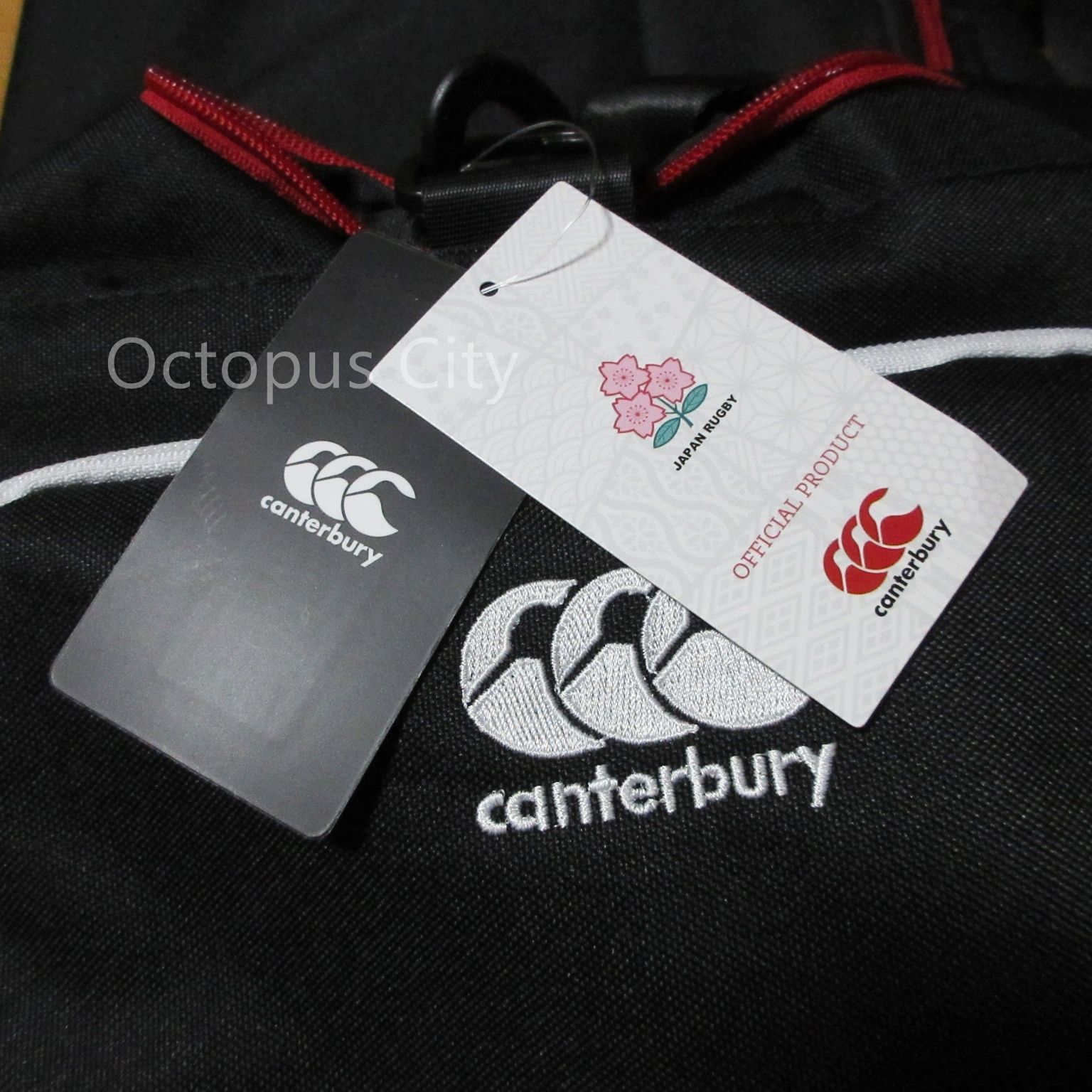 【未使用】ラグビー　日本代表　スポーツバッグ 背番号プリントサービス カンタベリー canterbury ラグビー日本