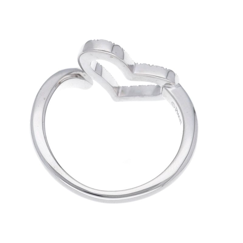 ピアジェ ライムライトハートダイヤリング G34LU252(#11) K18WG  