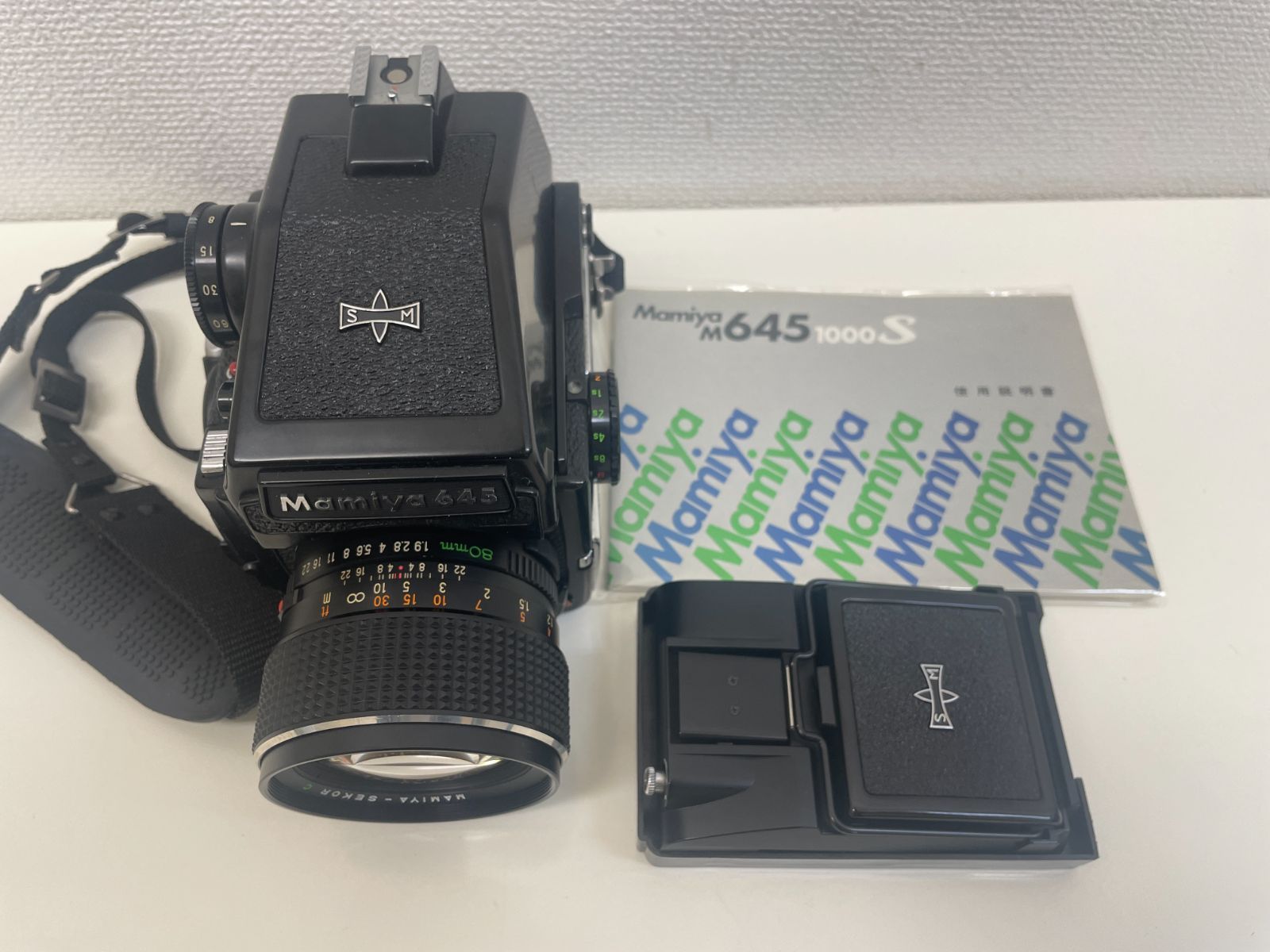 K【最終処分品】Mamiya645 1000s  f=80mm　1 : 1.9　マミヤレンズ　カメラ　レトロ