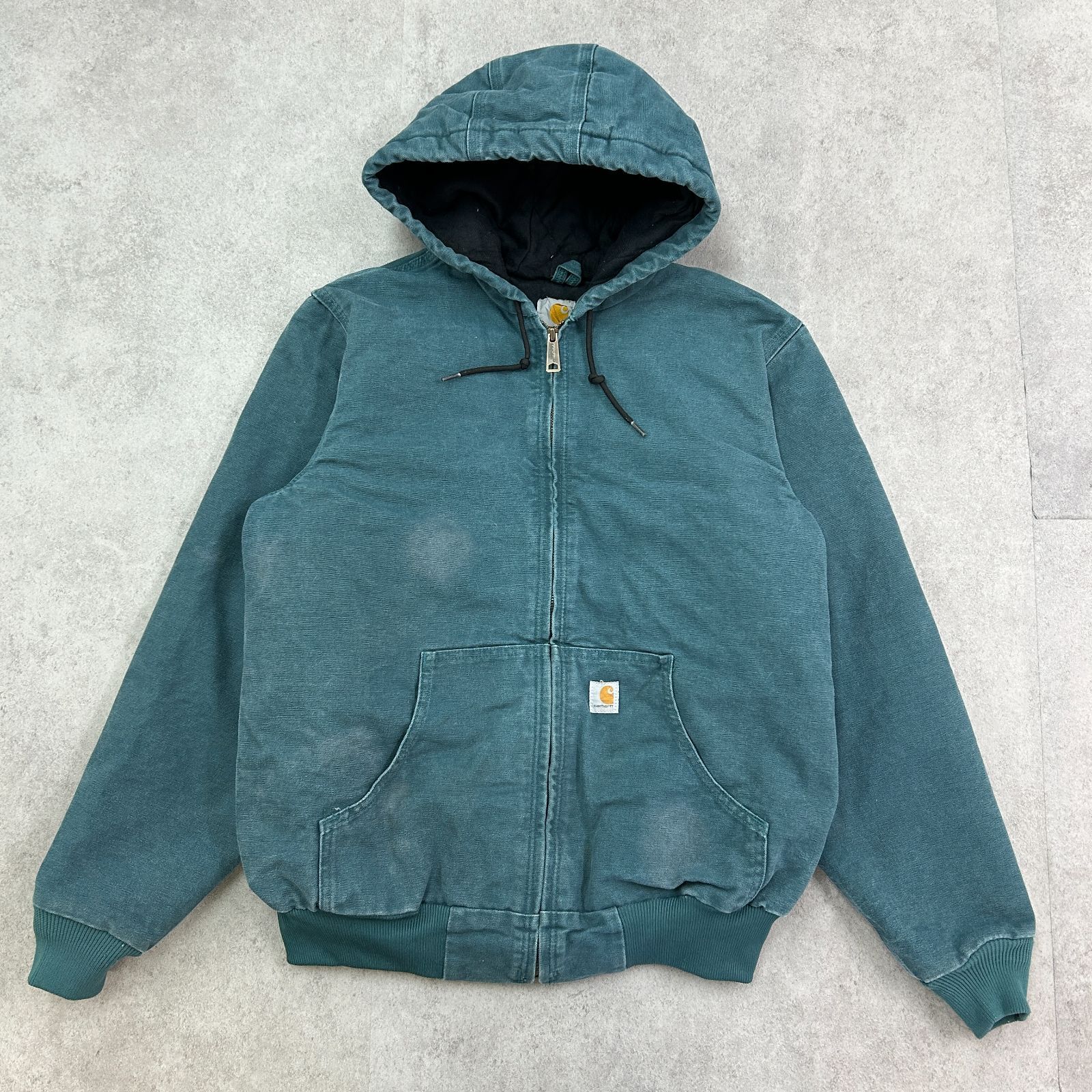 90's carhartt アクティブ　ダックパーカー ビッグサイズ USA製 カーハート アクティブパーカー ダック地
