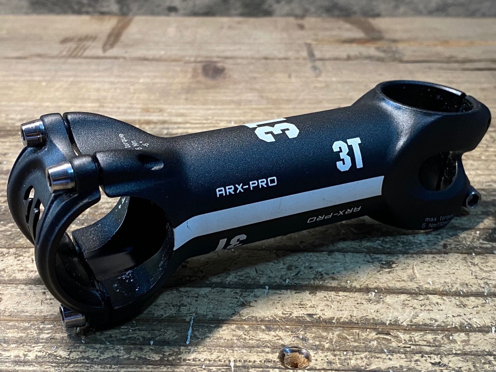 3T ARX LTDカーボン ステム 110mm 6° 31.8 中古品 ステム】3T