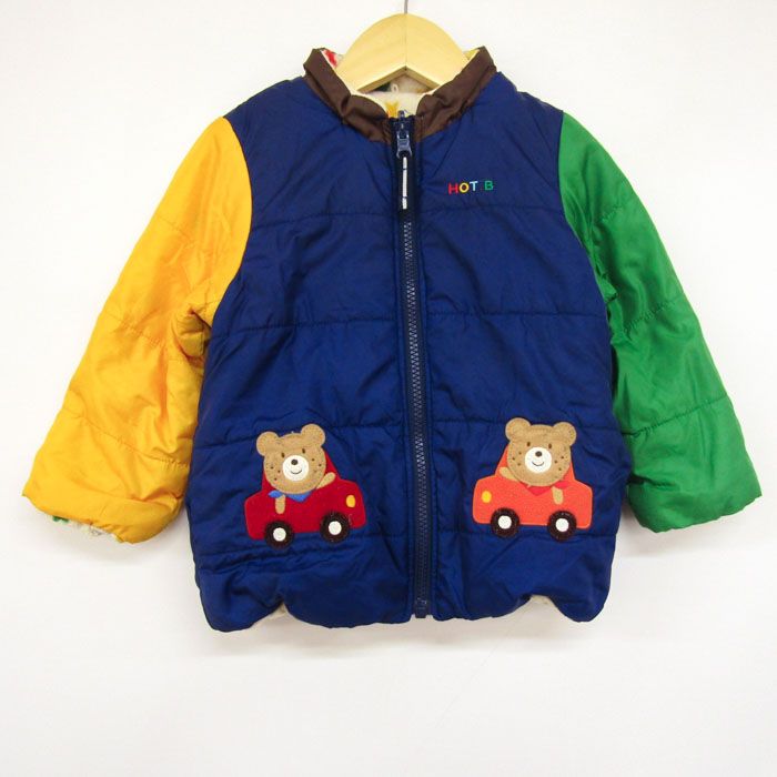 MIKI HOUSE◇ジャケット/100cm/フリース/マルチカラー