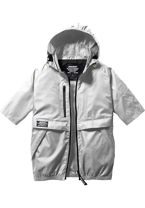バートル BURTLE aircraft エアークラフト 半袖ブルゾン ユニセックス AC1176 5 シルバー XXL 5 シルバー 2XL