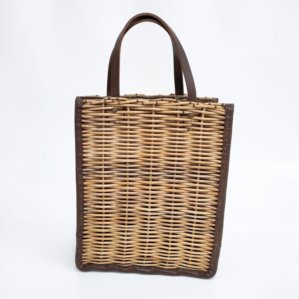 大幅値下げ！ebagos 籐 かごバッグ 美品 中古・古着通販】ebagos (エバゴス) 22AW 紅籐 スイッチハンドル