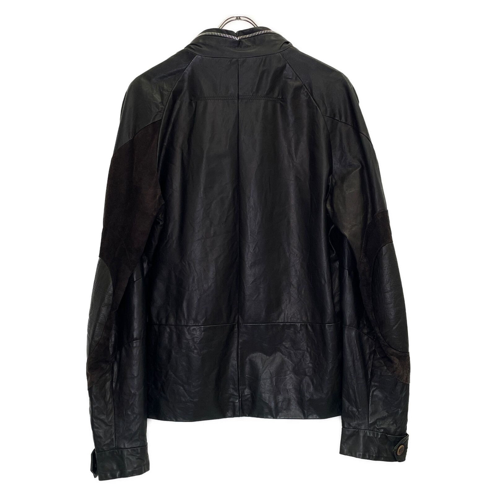 ディーゼルブラックゴールド レザージャケット ポンチョ マント 牛革 ディーゼルブラックゴールド レザージャケット ポンチョ マント