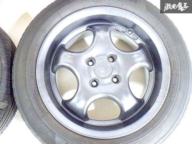 ○社外 15インチ 7J +35 PCD100 4H 4穴 ホイール 4本 1台