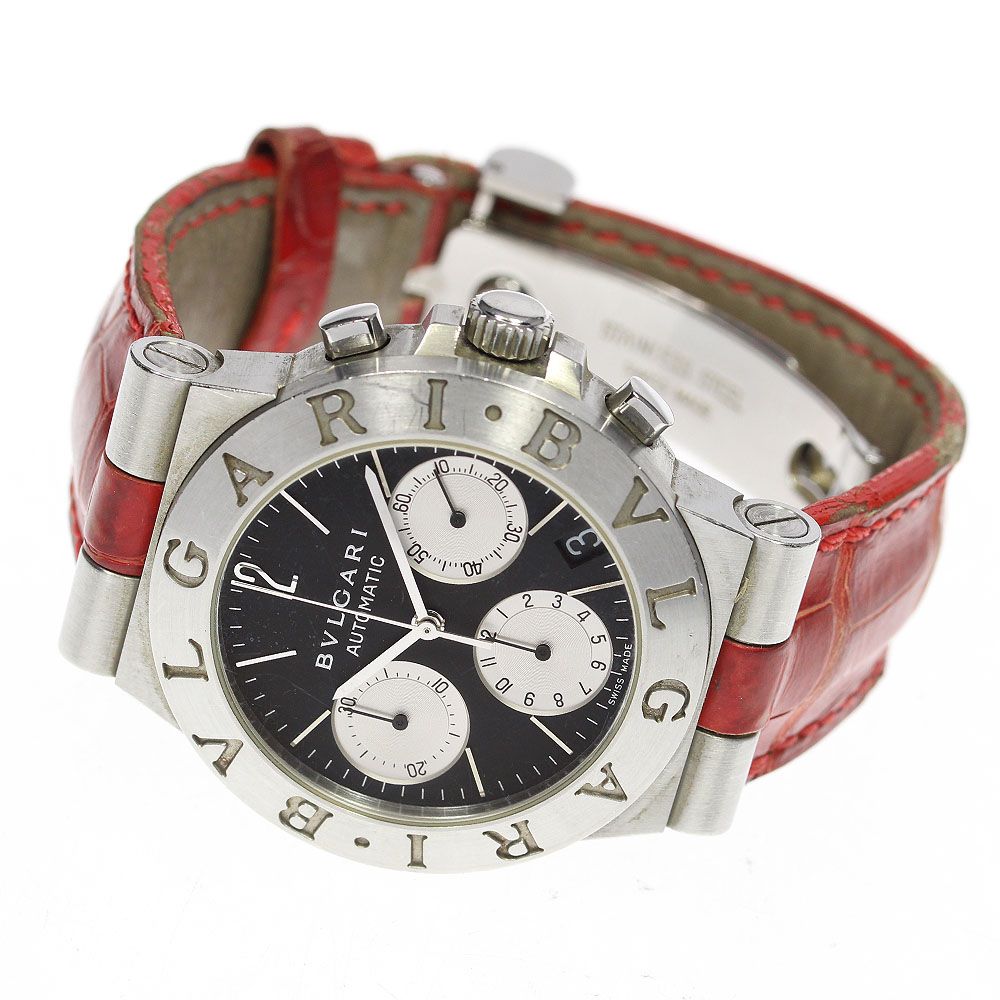 BVLGARI　ディアゴノAUTO　CH35S D 3937　クロノグラフ BVLGARI ブルガリ CH35S ディアゴノ スポーツ クロノグラフ