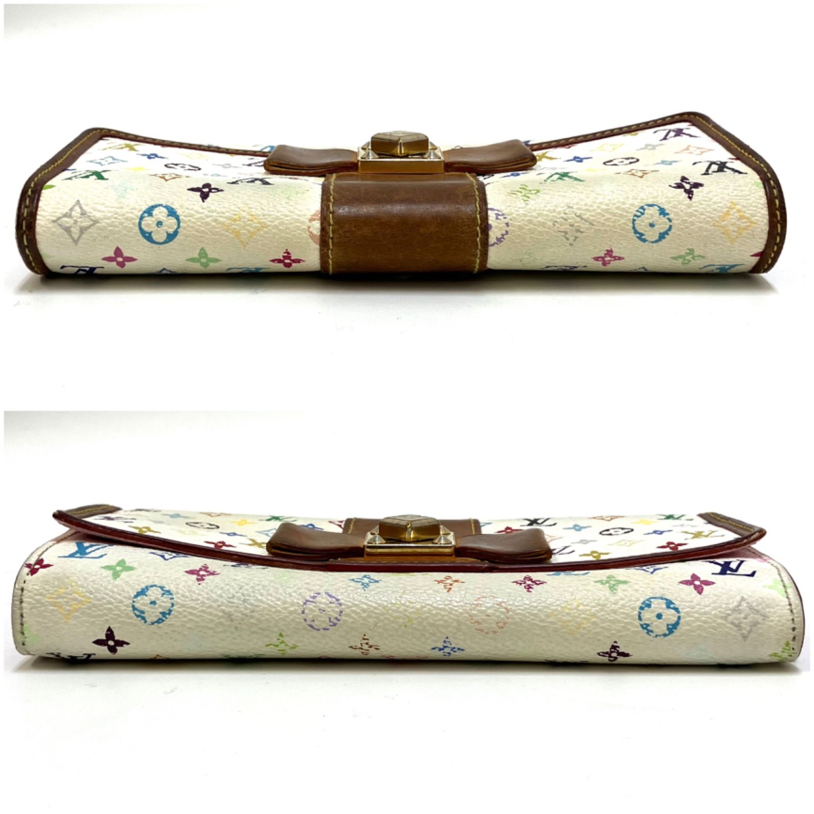 ルイヴィトン　モノグラム　マルチカラー　ポルトフォイユ　サラ　長財布　ホワイト 楽天市場】【財布】LOUIS VUITTON ルイ ヴィトン モノグラム