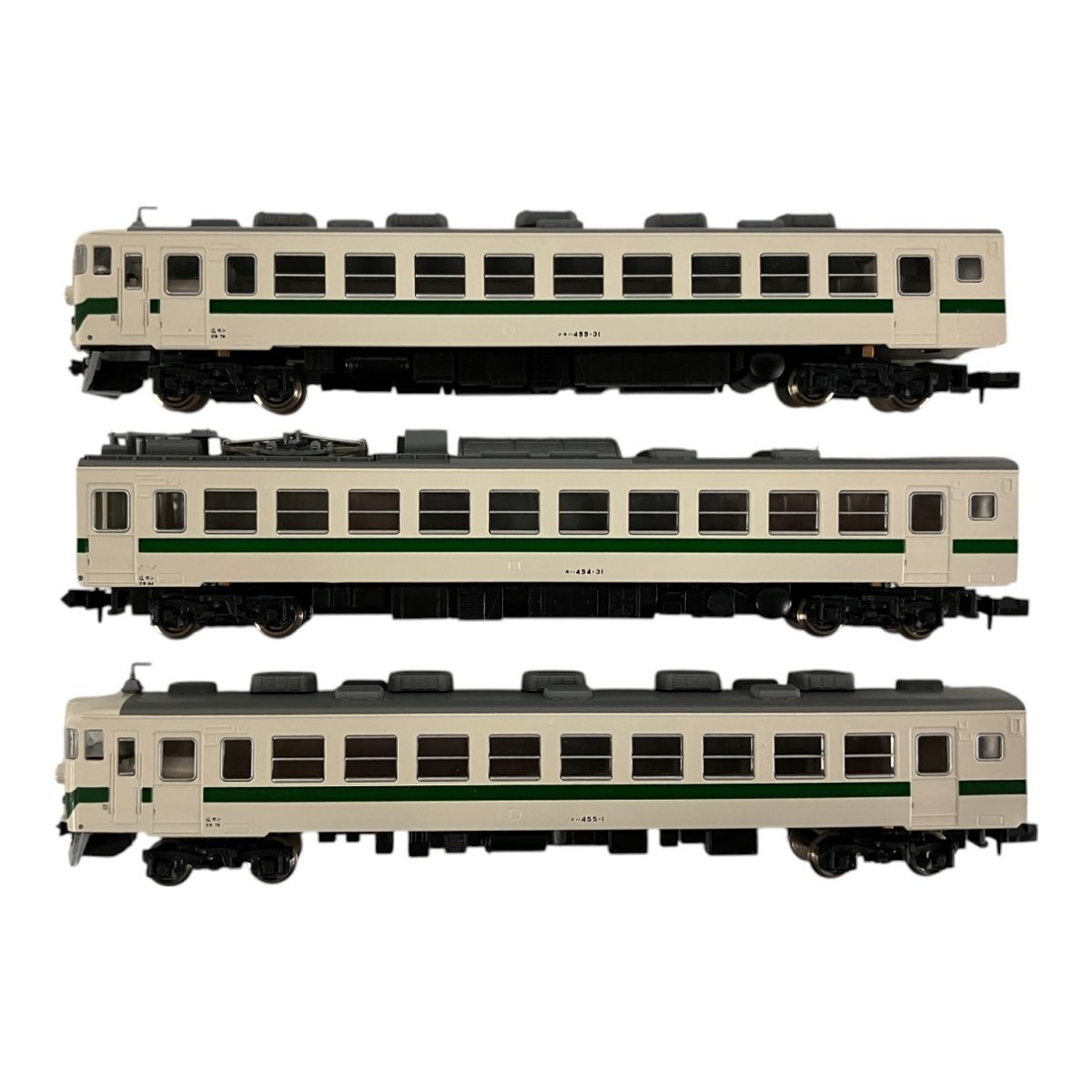 鉄道模型 HOゲージ カツミ グリーンライナー 455系 3両セット