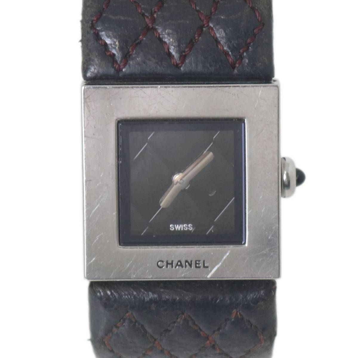 CHANEL シャネル レディース腕時計 マトラッセ QZ シルバー
