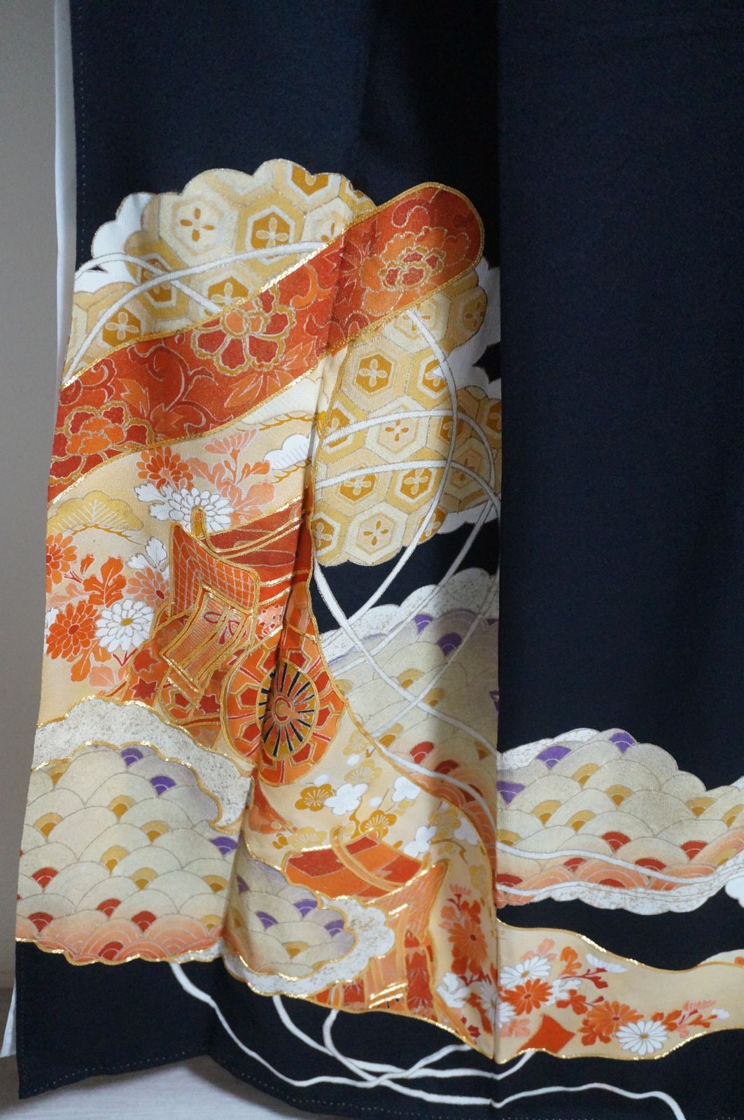 着物 まとめ売り5枚 リメイク材料 黒留袖】正絹・留袖5枚まとめ売り