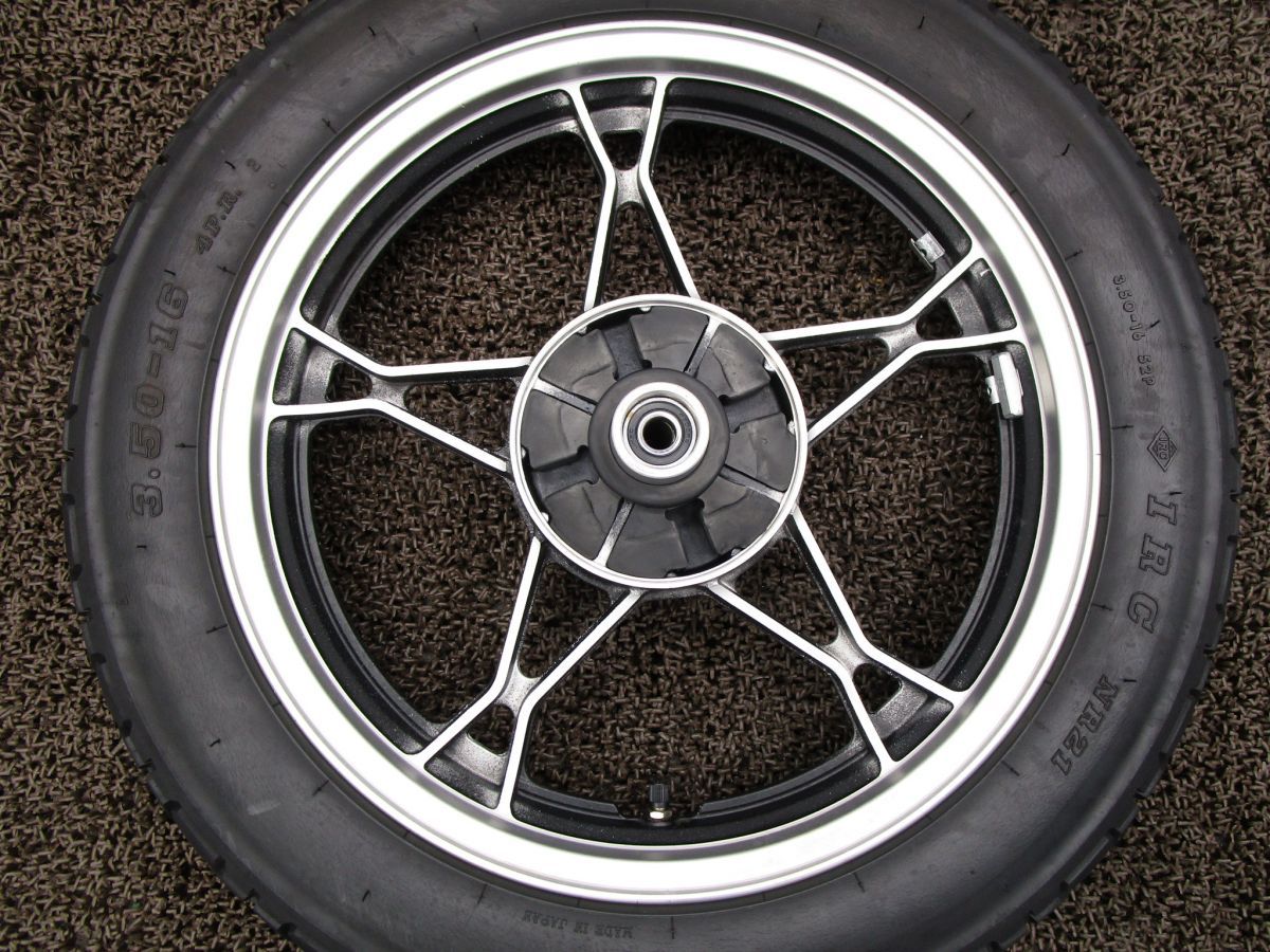 GN125 リアホイール ブレーキドラム 星型 A5930 LC6PCJG スズキ 157FMI-3 キャブ車 動画有