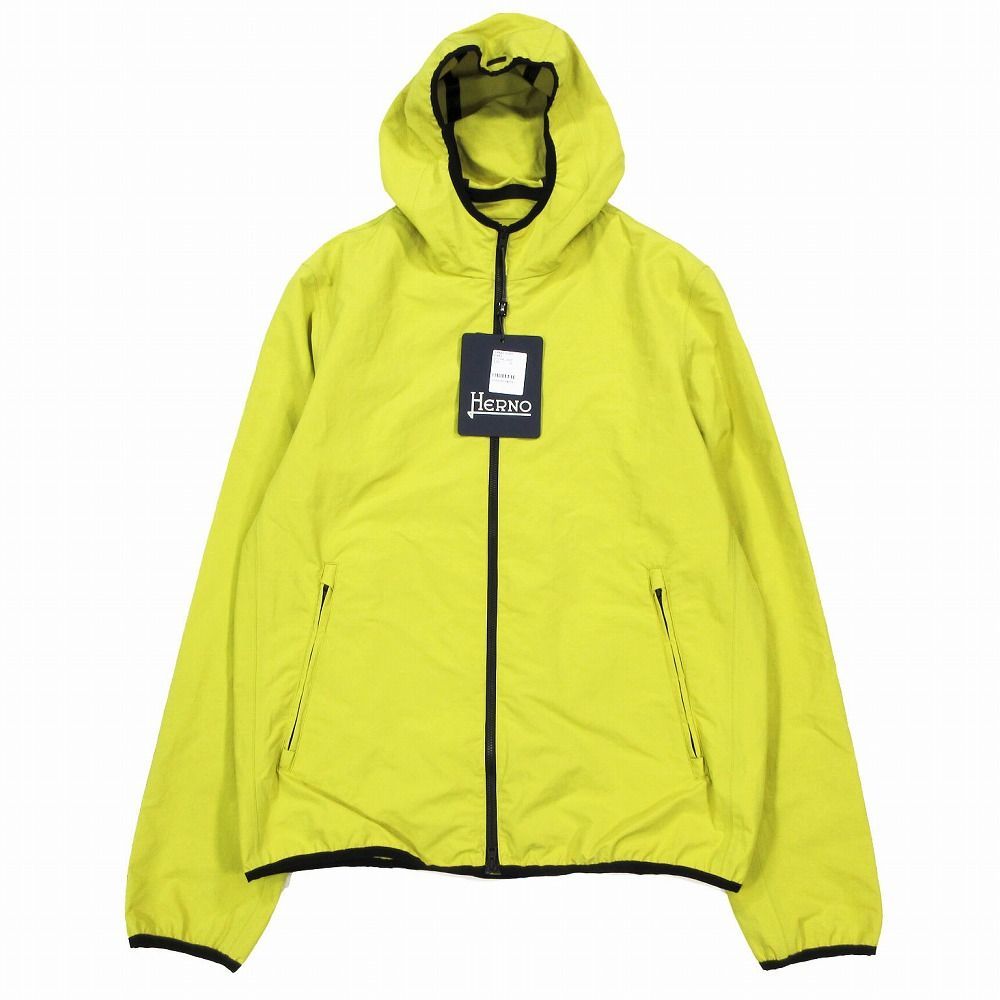 HERNO ヘルノ メンズパーカー ウォーターレペレント 50 カーキ 【公式 