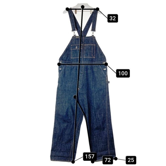 ☆WAREHOUSE ウエアハウス ダックディガー No.1デニム オーバーオール