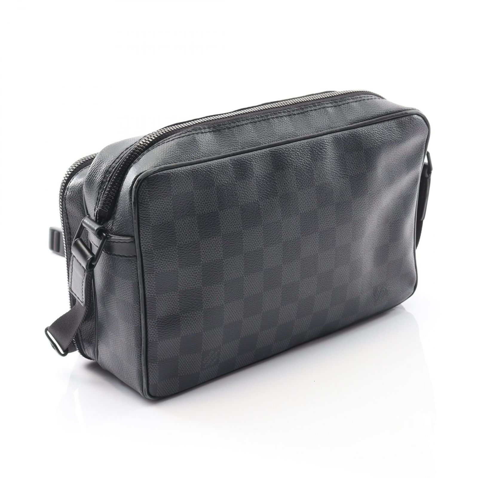 ルイ ヴィトン LOUIS VUITTON ショルダーバッグ ユーティリティ メッセンジャー N40280 PVCコーティングキャンバス レザー ユーティリティ メッセンジャー メンズ