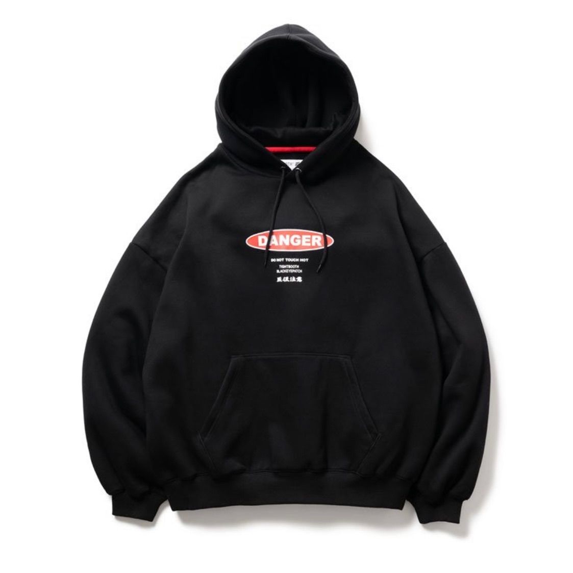 TBEP “DANGER LABEL” HOODIE BLACK - メルカリ