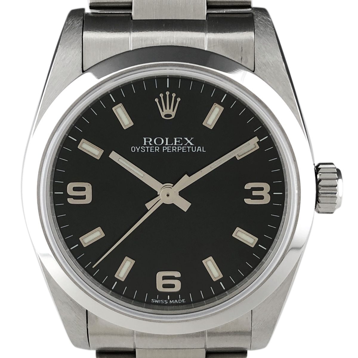 ロレックス ROLEX オイスターパーペチュアル 77080 腕時計 SS 自動巻き 