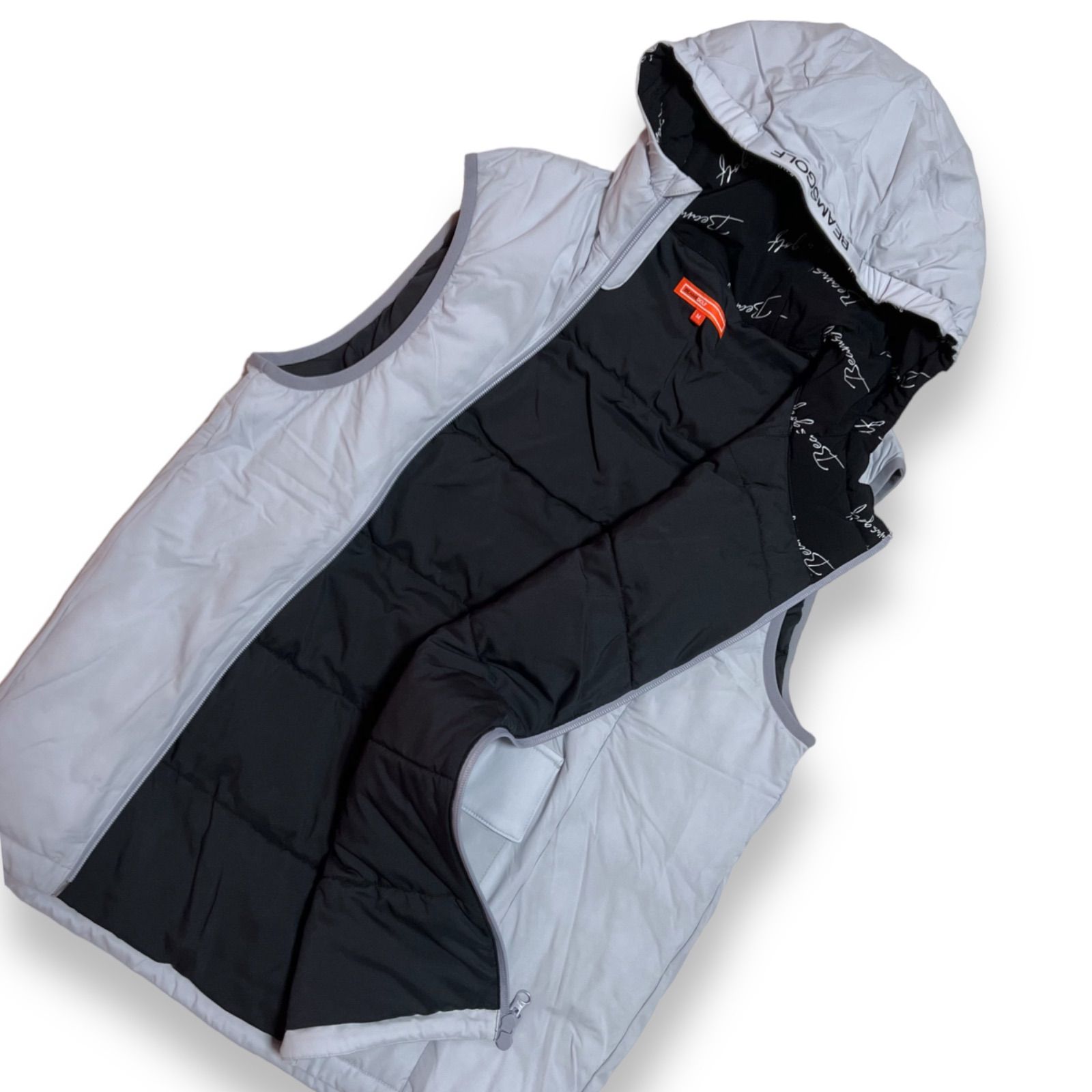 メンズ 美品 BEAMS GOLF 中綿 ベスト サイズM フルジップ 2022