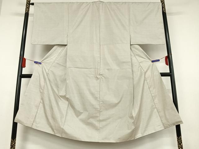 平和屋着物●男性 本場大島紬 アンサンブル 白大島 正絹 AABB0292zg