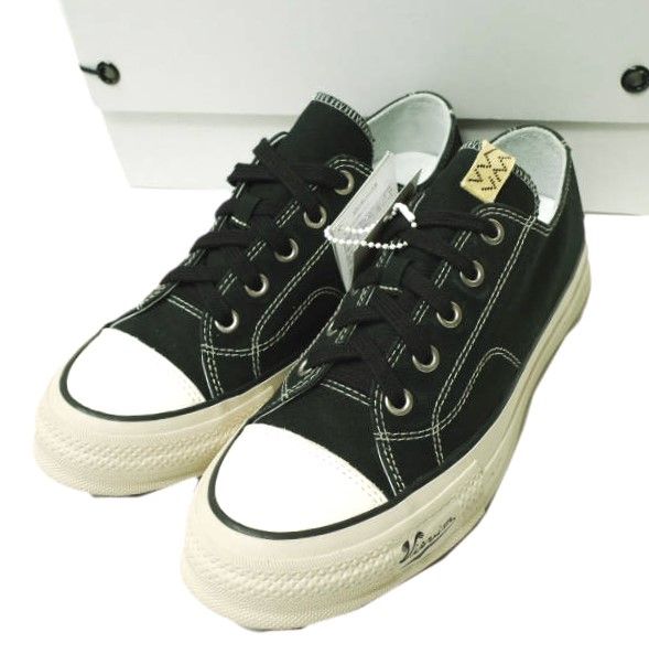 visvim ビズビム 24AW SKAGWAY L.T. LO スカグウェイ ロー キャンバス 0124201001001 M8.5 26.5cm BLACK ヴィズヴィム 定価91 300円 スニーカー シューズ g22098