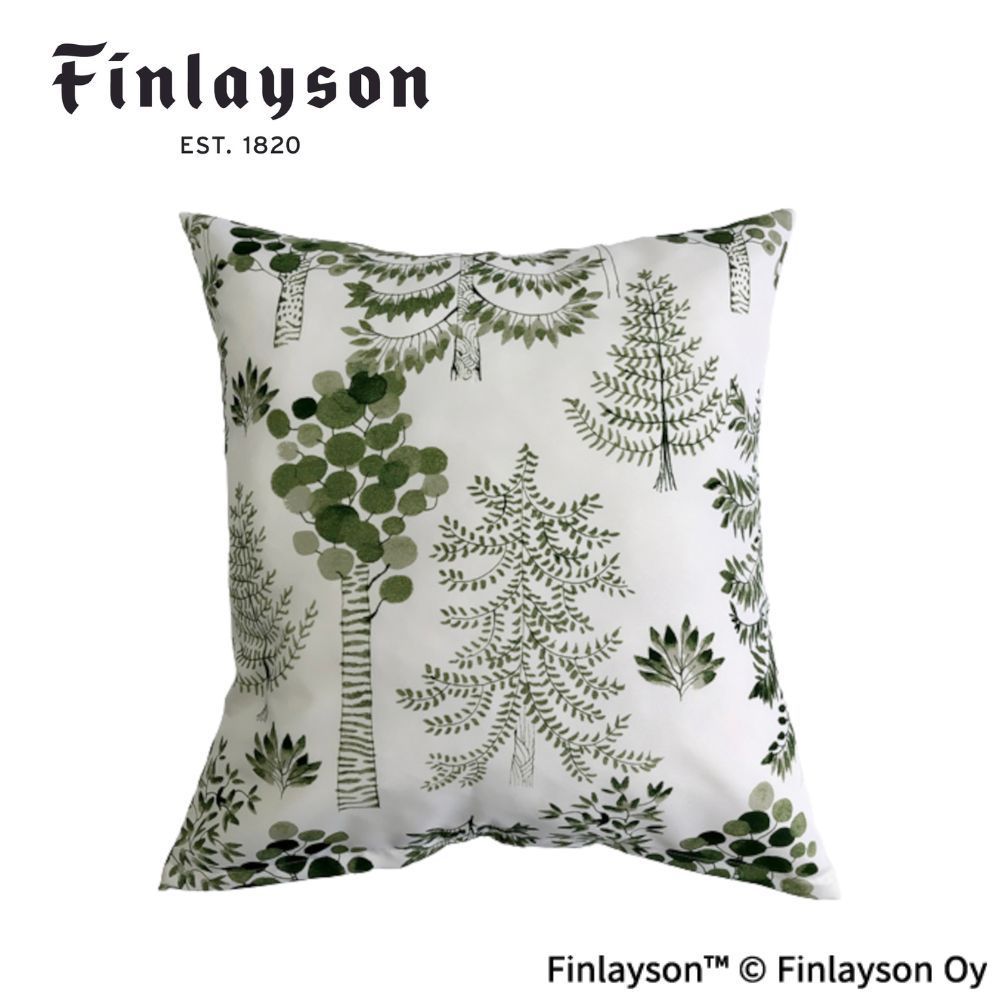 Finlayson フィンレイソン SADUSSA サドゥッサ 花柄 クッションカバー 北欧 インテリア おしゃれ シンプル 55×59cm 大判クッション 座布団 新品未使用
