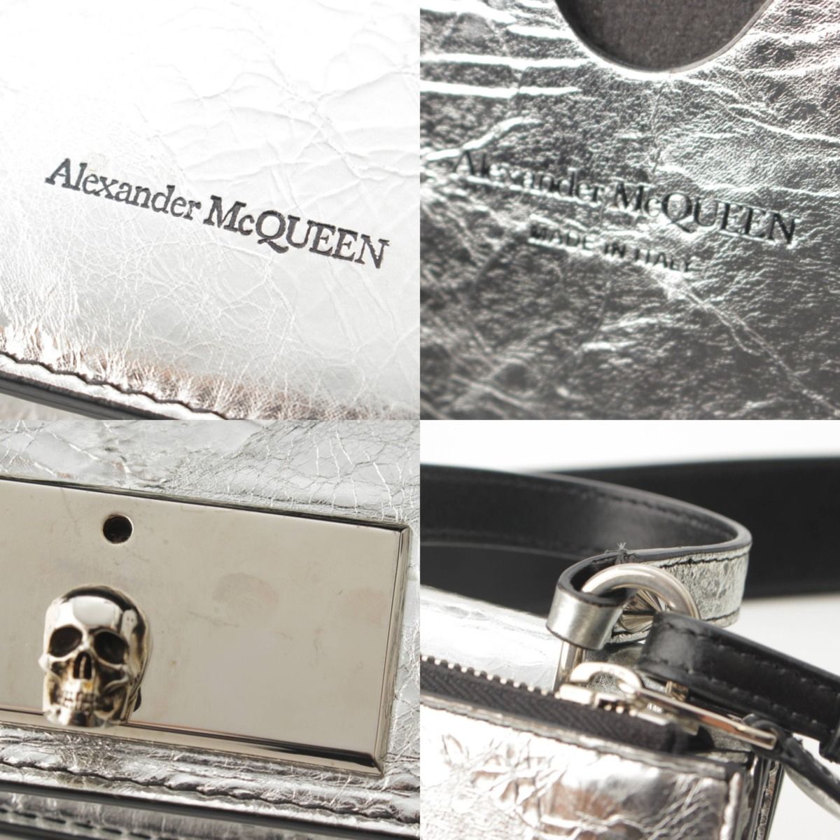 アレキサンダーマックイーン】Alexander McQueen スカル レザー ベルト 