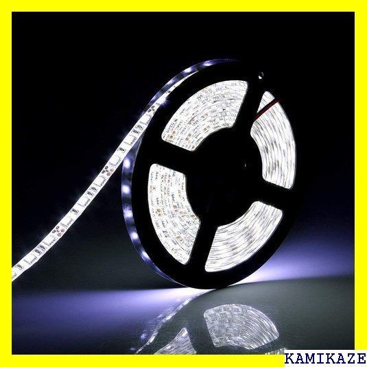 ☆在庫処分 LEDテープライト 高輝度 5m SMD5050 防水 着両面テープ