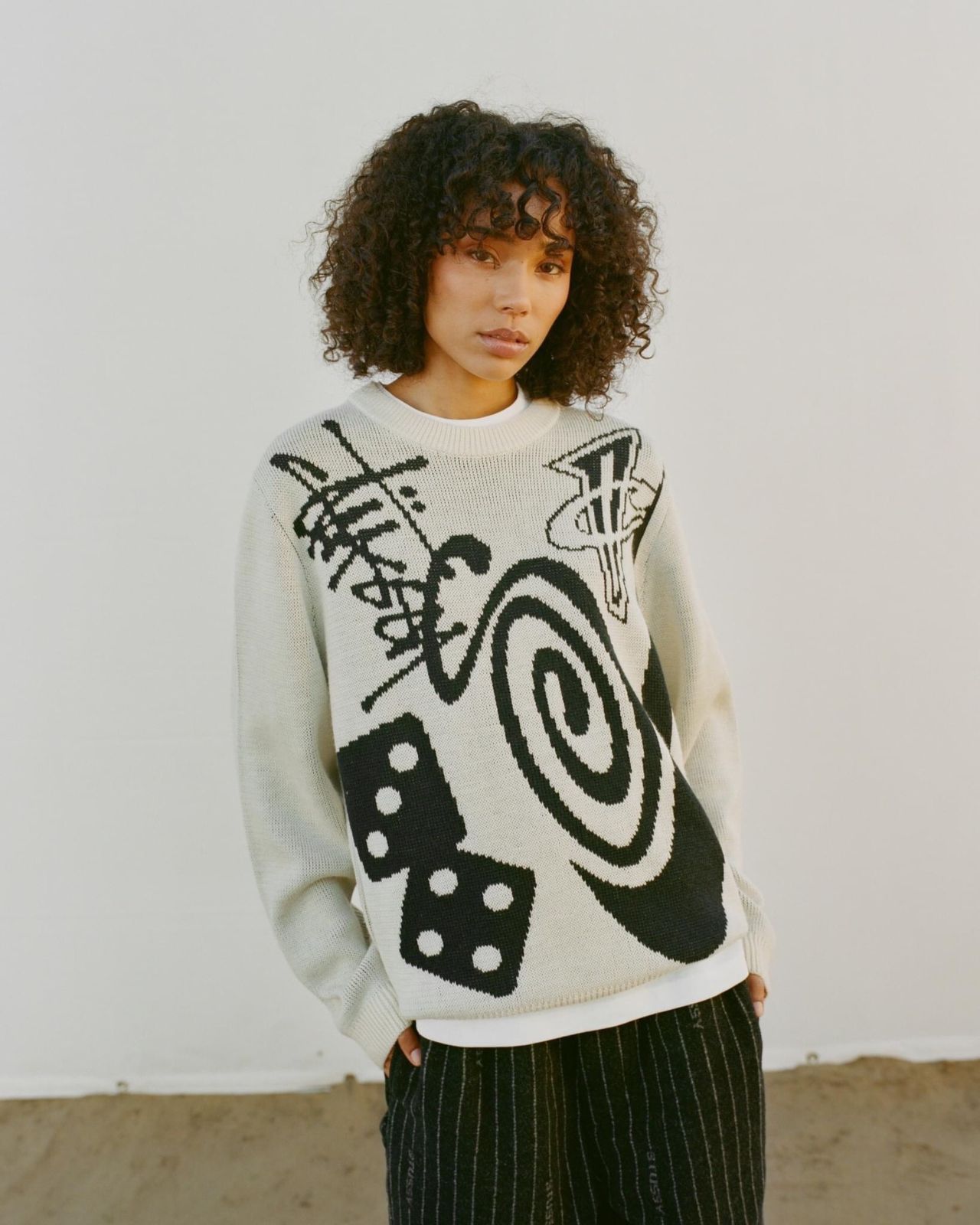 Stussy x Nike Icon Knit Sweater L - メルカリ