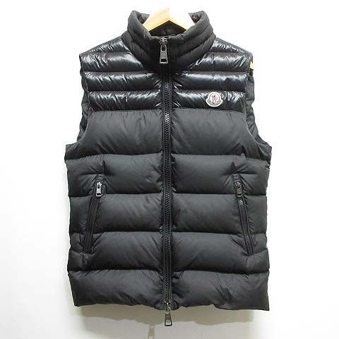 本物MONCLERモンクレール DUPRES デュプレス ダウンベストブラック黒 モンクレール MONCLER DUPRES デュプレス ダウン ベスト 0