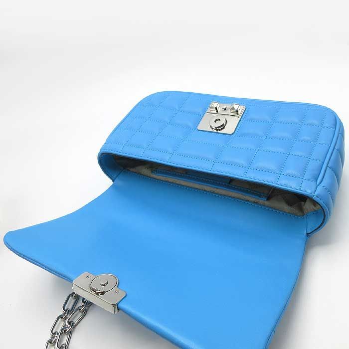 マイケルコース ショルダーバッグ レザー キルティング ラージ  