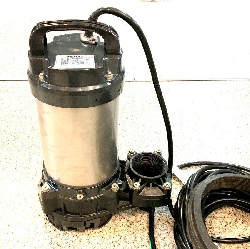 テラル 排水水中ポンプ 65PV2-51.5 PV2型 樹脂製 セミボルテックス 汚水 雑排水 口径 65mm 三相 200V TERAL △ DW3038