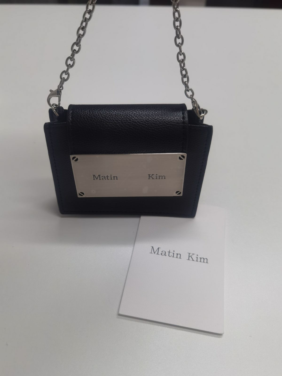 Matin Kim マーティンキム カードケース 名刺 ミニ財布 ブラック