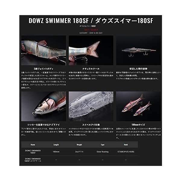 JACKALL - ホログラムスイマー JACKALL(ジャッカル) ダウズスイマー 180SF ホログラムスイマー