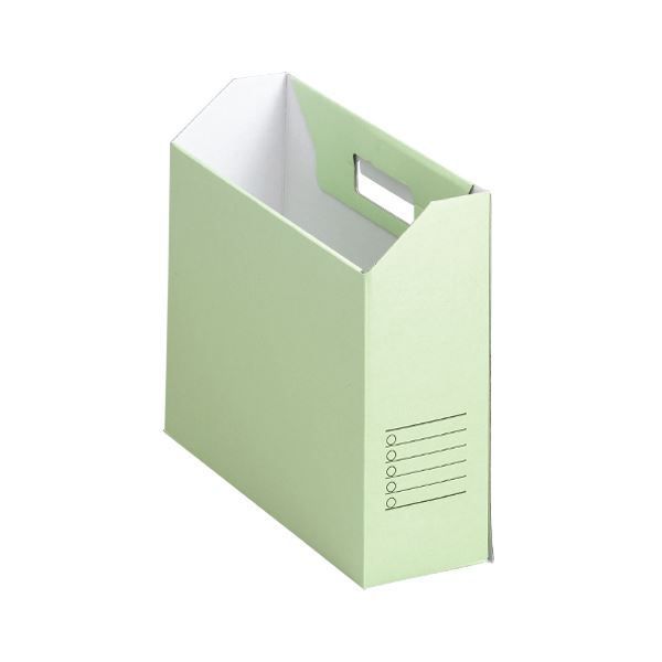 まとめ 山田紙器 ファイルカートン A4判ヨコ型 収納幅94mm 10個入 FB-LG もえぎ ×2セット