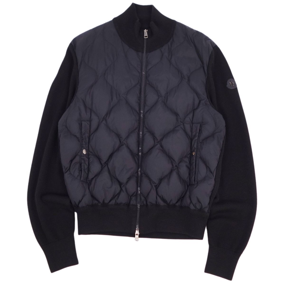美品 モンクレール MONCLER ニット ジャケット ブルゾン ダウンジャケッ