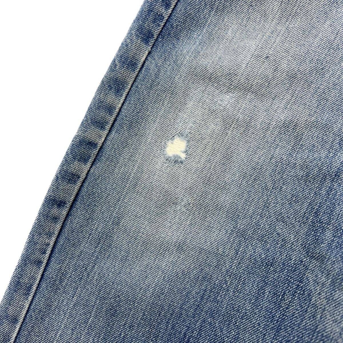 80s ☆ Lee 200 ☆ 42TALON タロンジッパー デニムパンツ ブルー