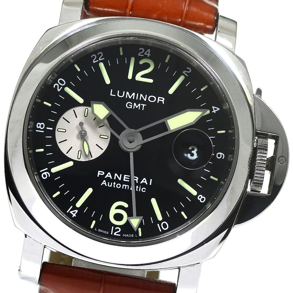 パネライ PANERAI PAM00088 ルミノール GMT デイト スモールセコンド 自動巻き メンズ箱・保証書付き_766434 - メルカリ