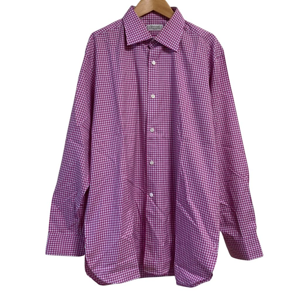 Charvet シャツ　チェック 00's】Old Charvet Cotton Checked Shirt Size.38