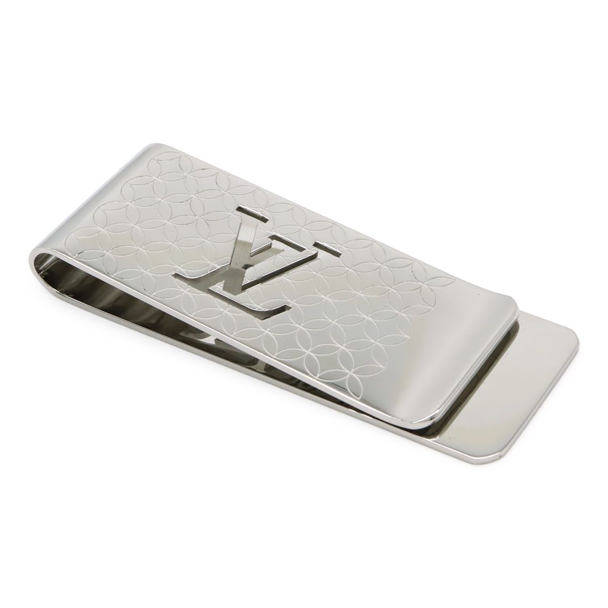 LOUIS VUITTON ルイ ヴィトン パンス ビエ シャンゼリゼ マネークリップ ビルクリップ 札ばさみ メタル シルバー M65041