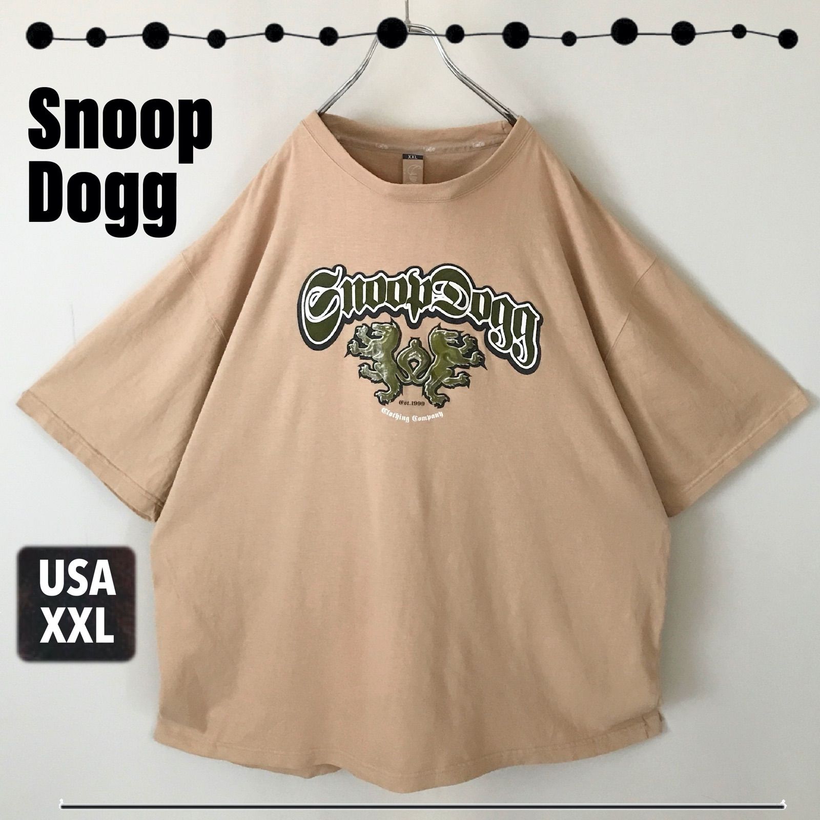 スヌープドッグ/Snoop Dogg★ロゴTシャツ★オーバーサイズ/USAメンズXXL  2403M095