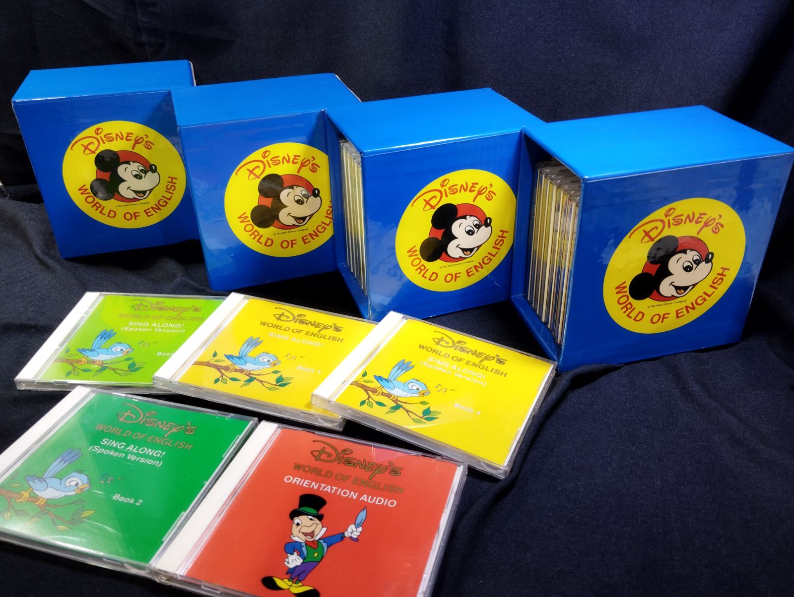 ディズニー ワールド オブ イングリッシュ 英語システム Disney World of English 4箱 A528