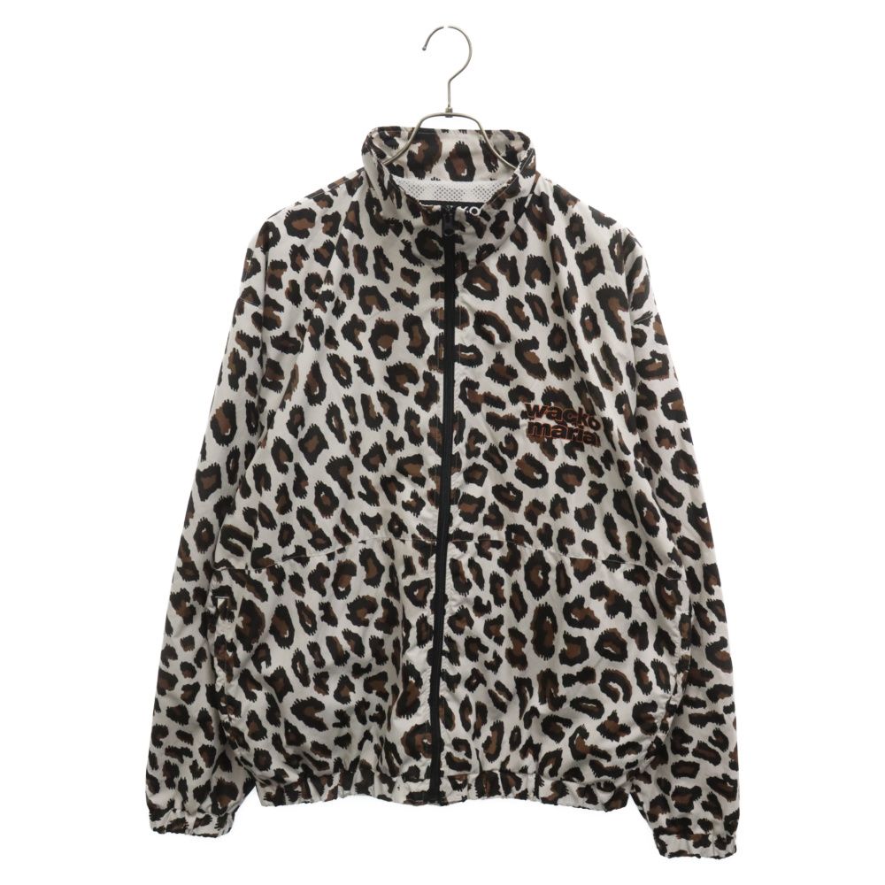 ワコマリア 23SS 新品タグ付き レオパード ベルベット トラック ジャケット WACKO MARIA/LEOPARD BOA TRACK JACKET（WHITE）［レオパード
