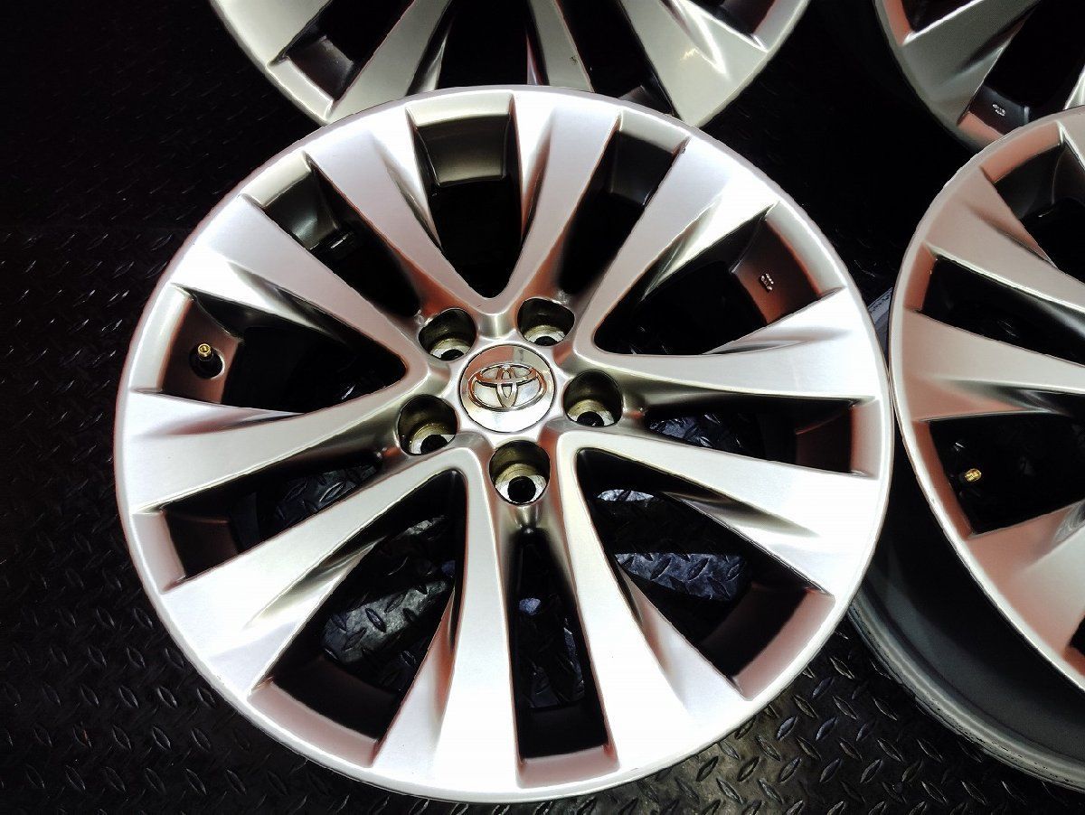 トヨタ 20アルファード 純正ホイール 18インチ 4本 7.5J5HPCD114.3 45 ハイグロス VHP151