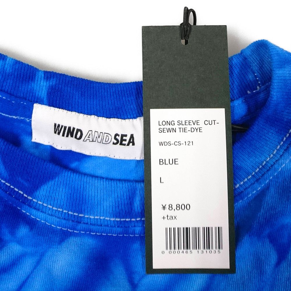 WIND AND SEA ウィンダンシー タイダイ加工 ロゴ ロング 長袖Ｔシャツ