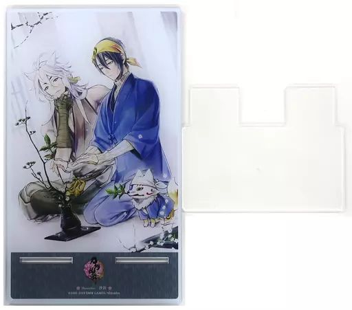 中古】雑貨 小狐丸＆三日月宗近 一周年記念祝画アクリルミラースタンド 