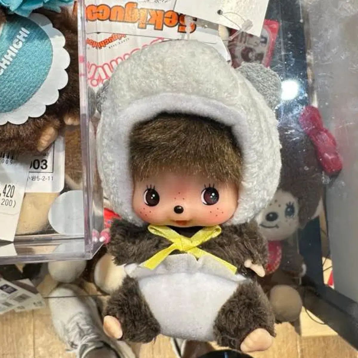 モンチチ 動物 ベビッチ SS パンダ キー チェーン ホワイト