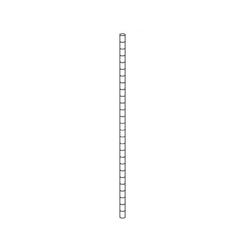 ワイヤーラック ポール(φ25.4mm) H150cmタイプ 2本  61-64-1-4 店舗什器 ディスプレー マネキン 装飾品 販促用品 ハンガー ラッピング