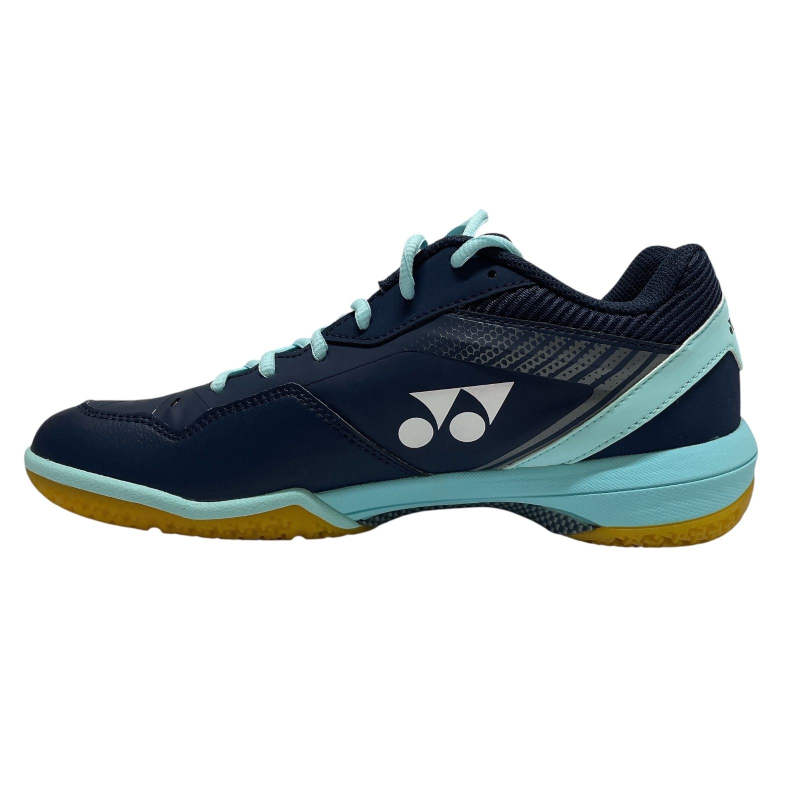 WJ19 ♥ YONEX ヨネックス バトミントンシューズ パワークッション65Z スリム SHB65Z3S ネイビーxサックス 27cm ユニセックス スポーツシューズ