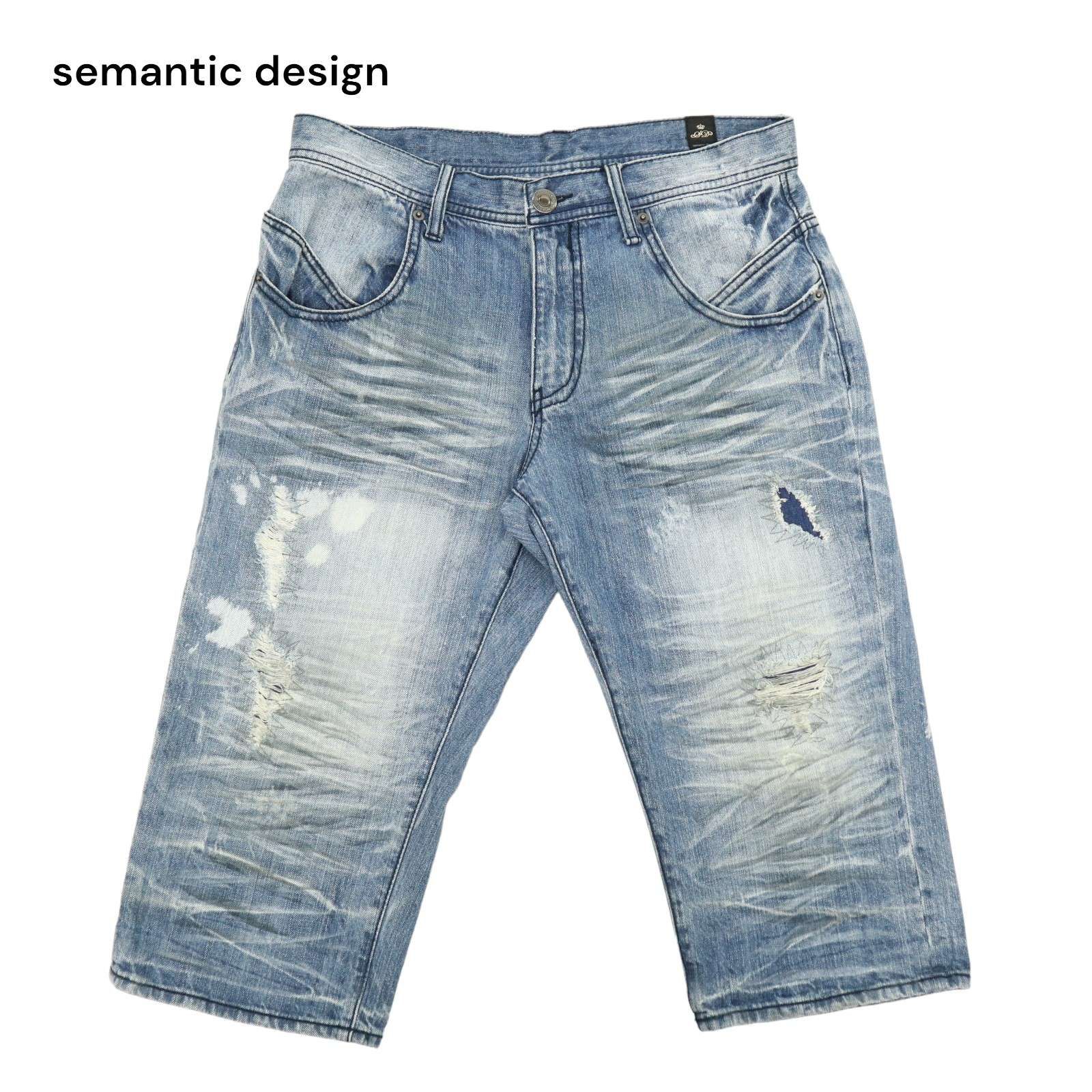Semantic design セマンティックデザイン ブーツカットデニムy2k