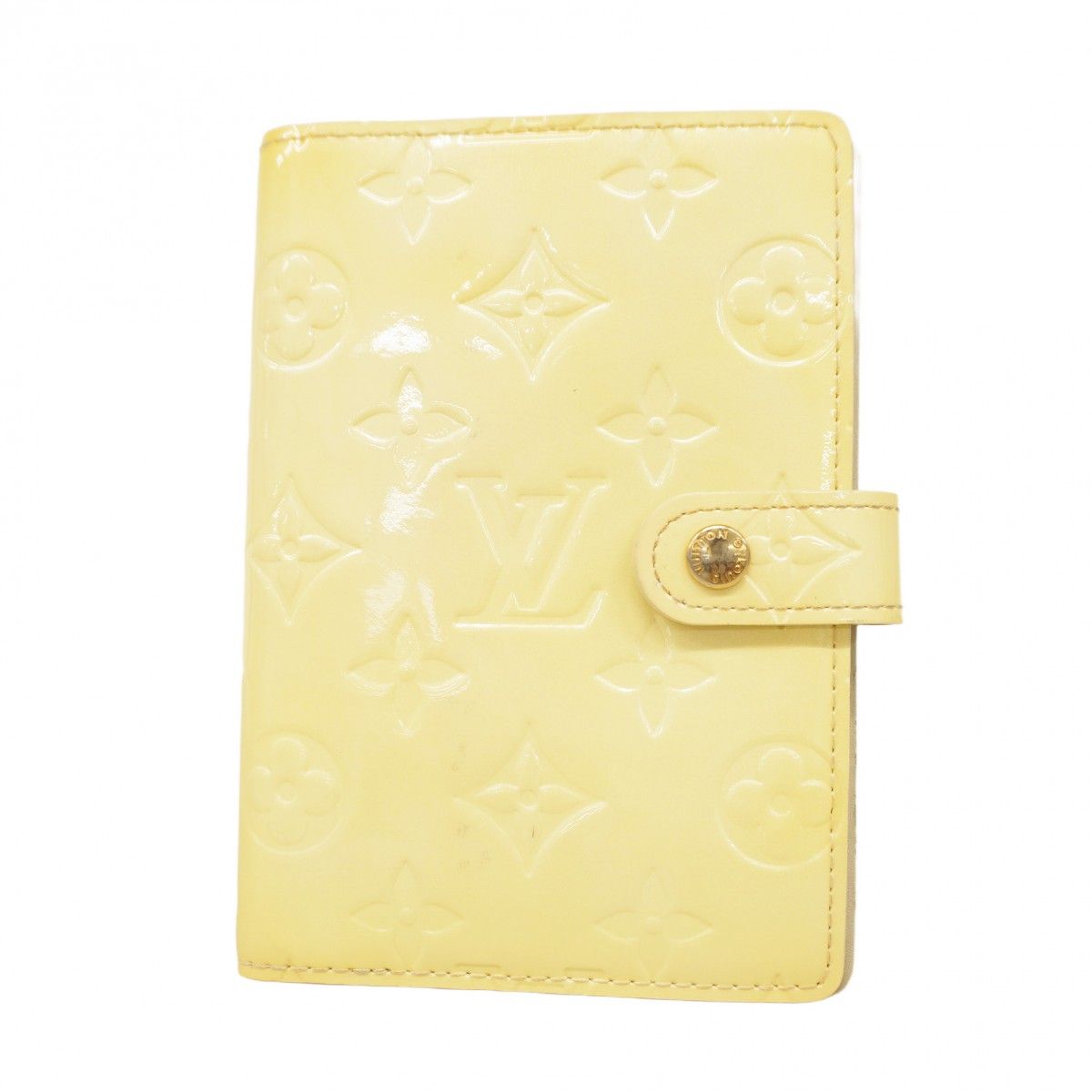 5mc2839 ルイヴィトン 手帳カバー ヴェルニ アジェンダPM R21010 ペルル レディース